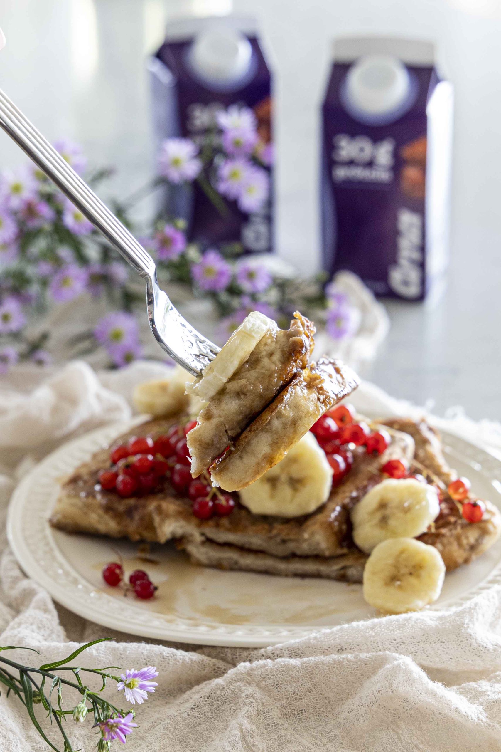 Próteinríkt súkkulaði french toast