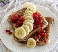Próteinríkt súkkulaði french toast