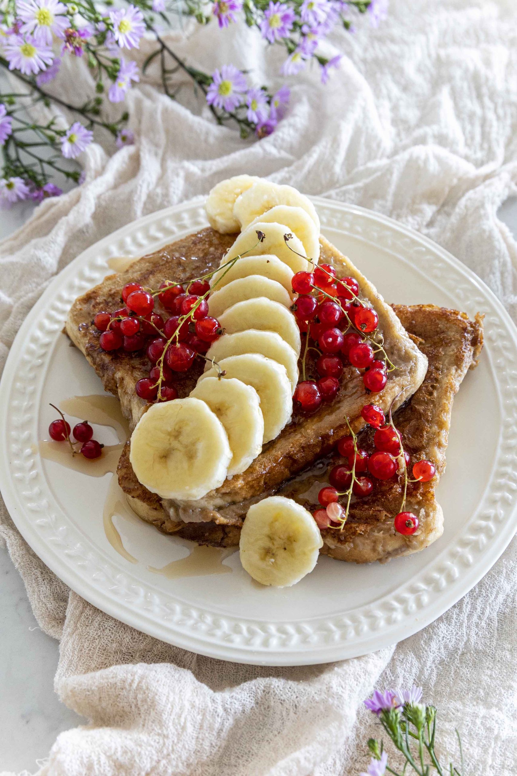 Próteinríkt súkkulaði french toast