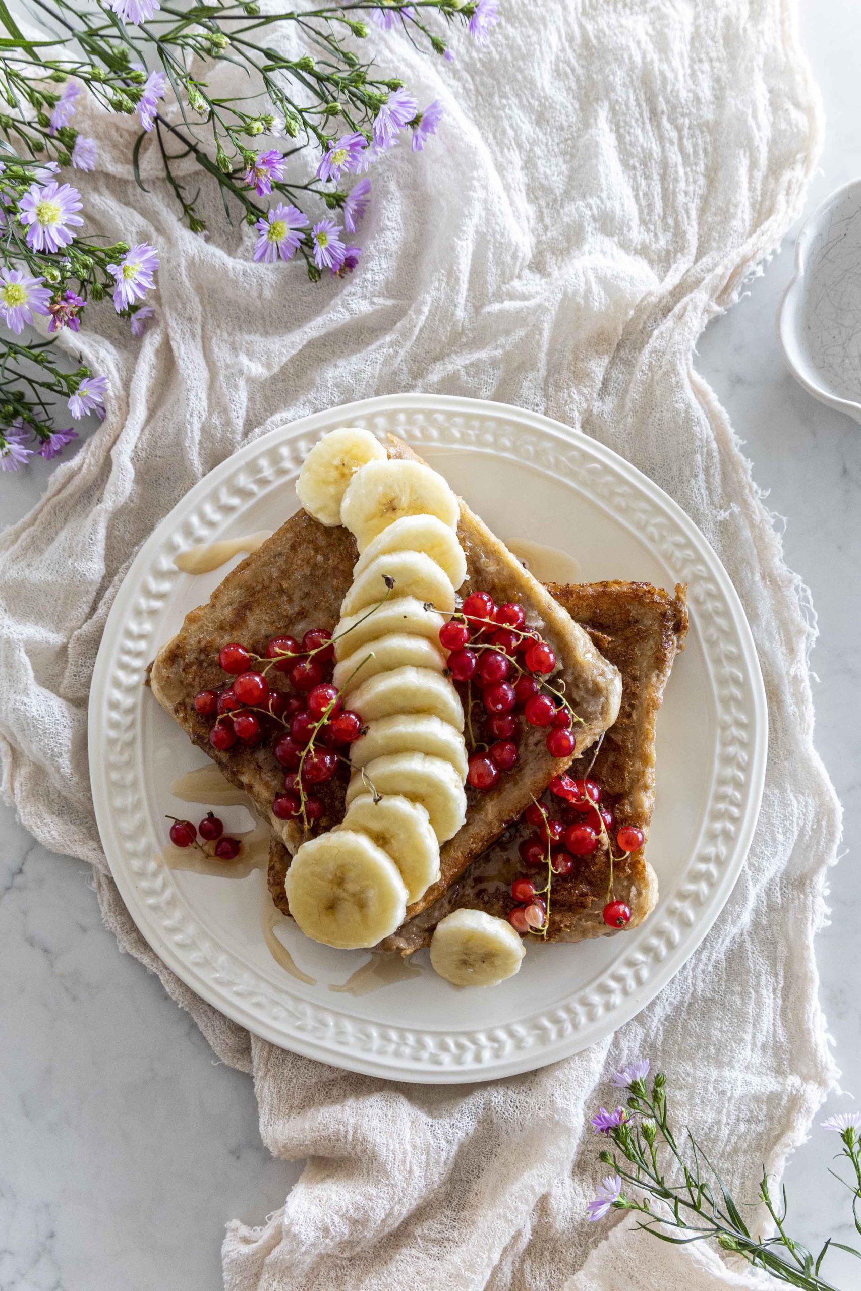 Próteinríkt súkkulaði french toast