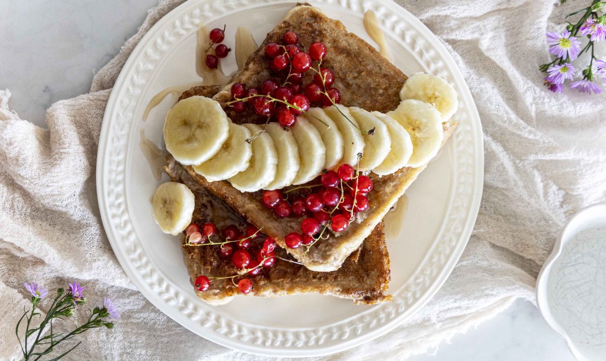 Próteinríkt súkkulaði french toast