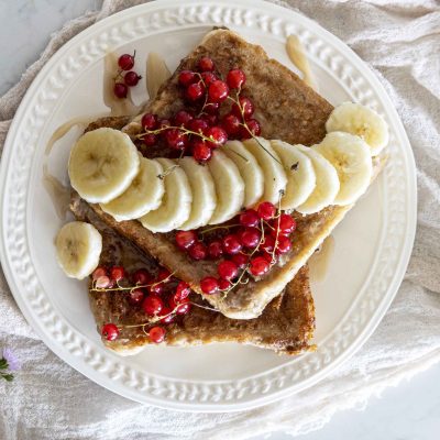 Próteinríkt súkkulaði french toast