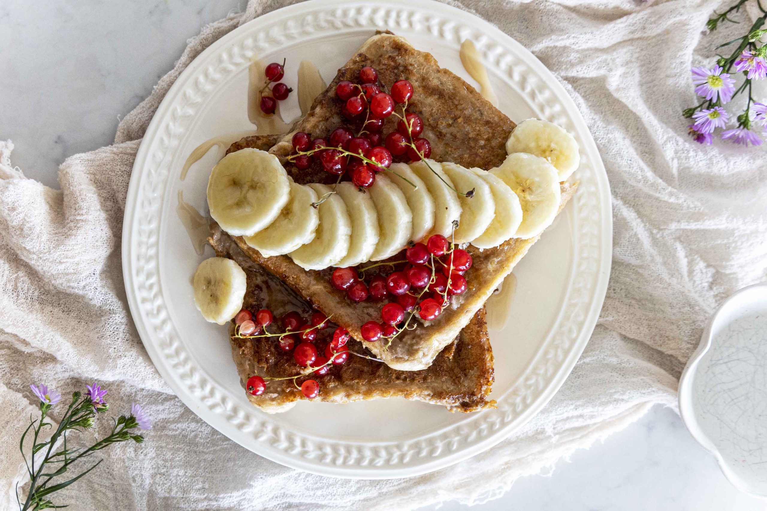Próteinríkt súkkulaði french toast