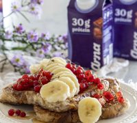 Próteinríkt súkkulaði french toast