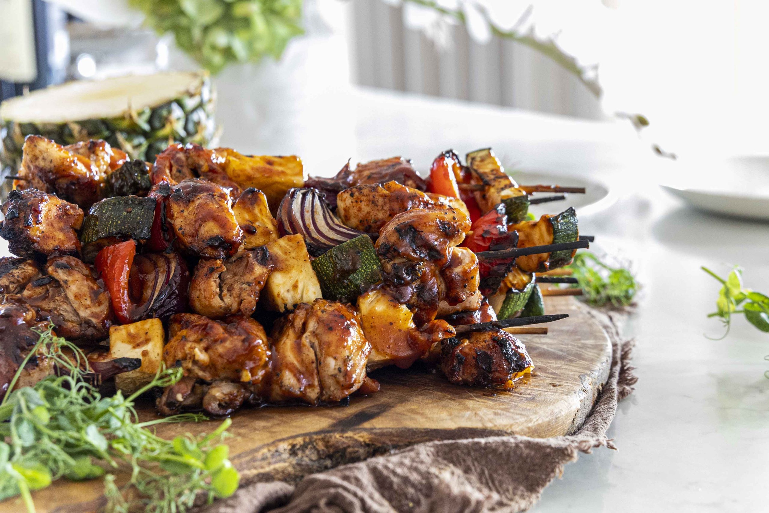 BBQ kjúklinga grillspjót