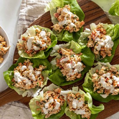 Buffalo kjúklinga salatvefjur