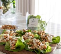 Buffalo kjúklinga salatvefjur