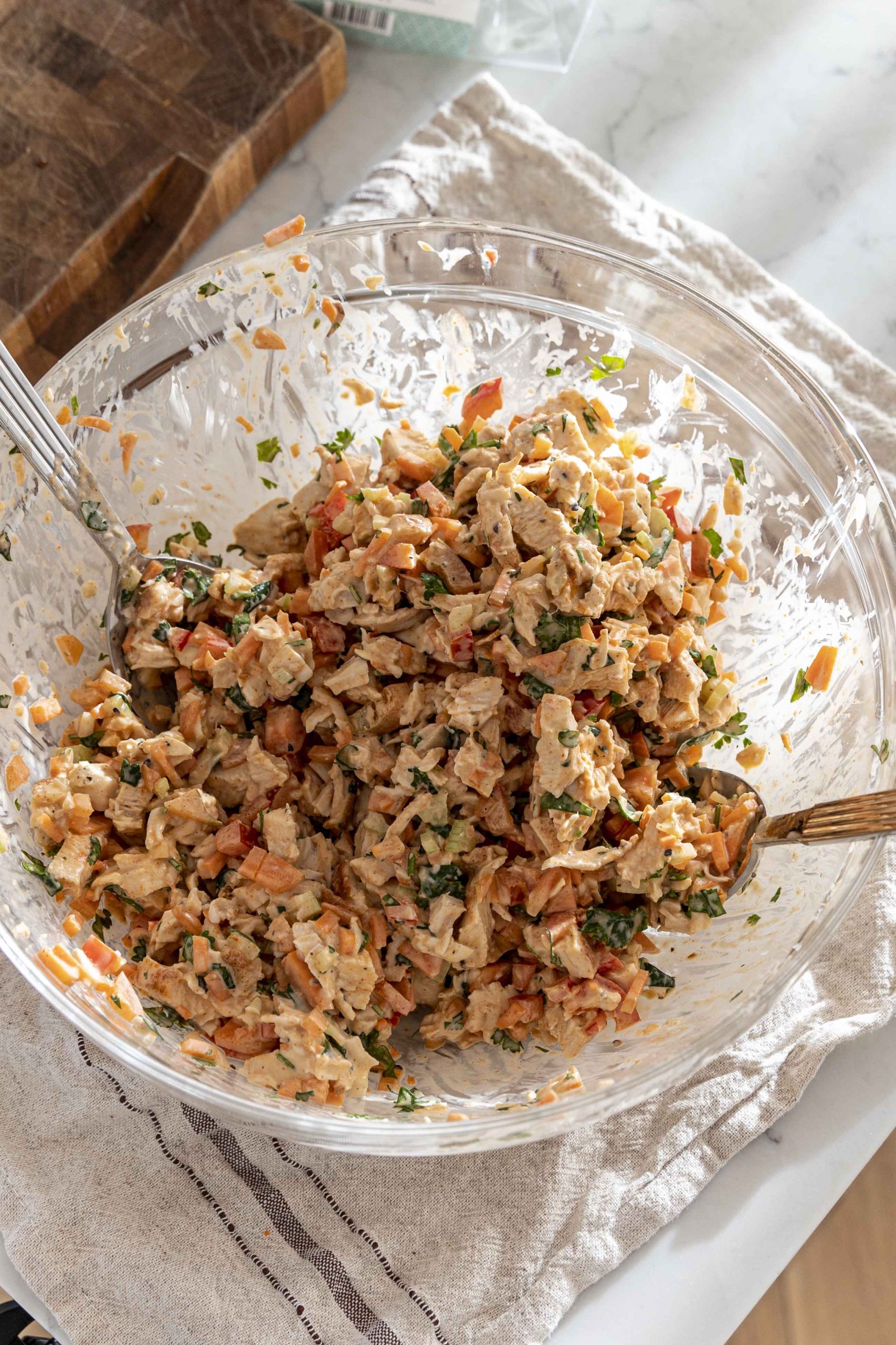 Buffalo kjúklinga salatvefjur