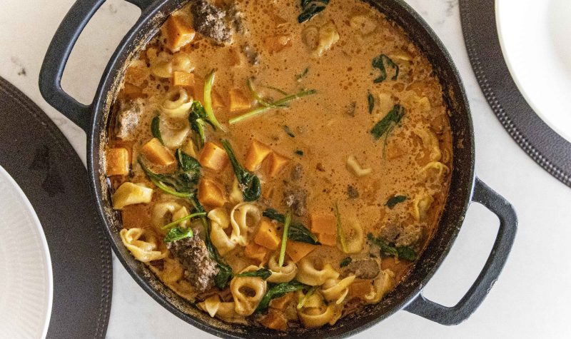 Rjómalöguð Tortellini súpa