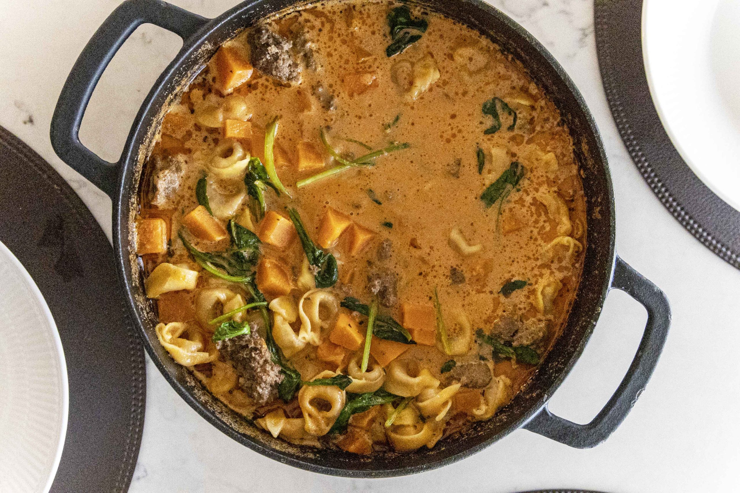 Rjómalöguð Tortellini súpa