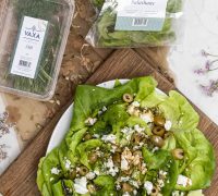 Smjörsalat með ólífum og feta