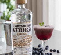 Bláberja vodka sour