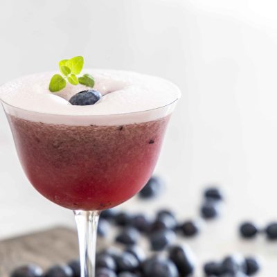 Bláberja vodka sour