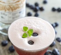 Bláberja vodka sour