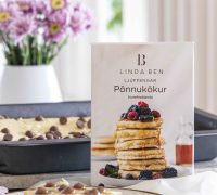 súkkulaðibita pönnukökur bakaðar í einu fati