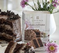 Súkkulaði fudge kaka með oreo smjörkremsfyllingu