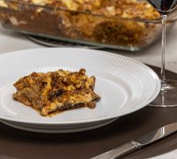 Ljúffengt eggaldin lasagna