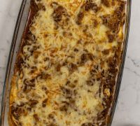 Ljúffengt eggaldin lasagna