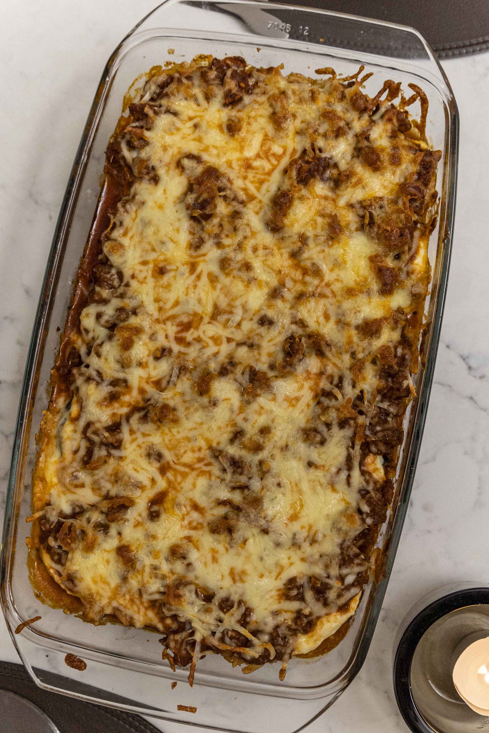 Ljúffengt eggaldin lasagna