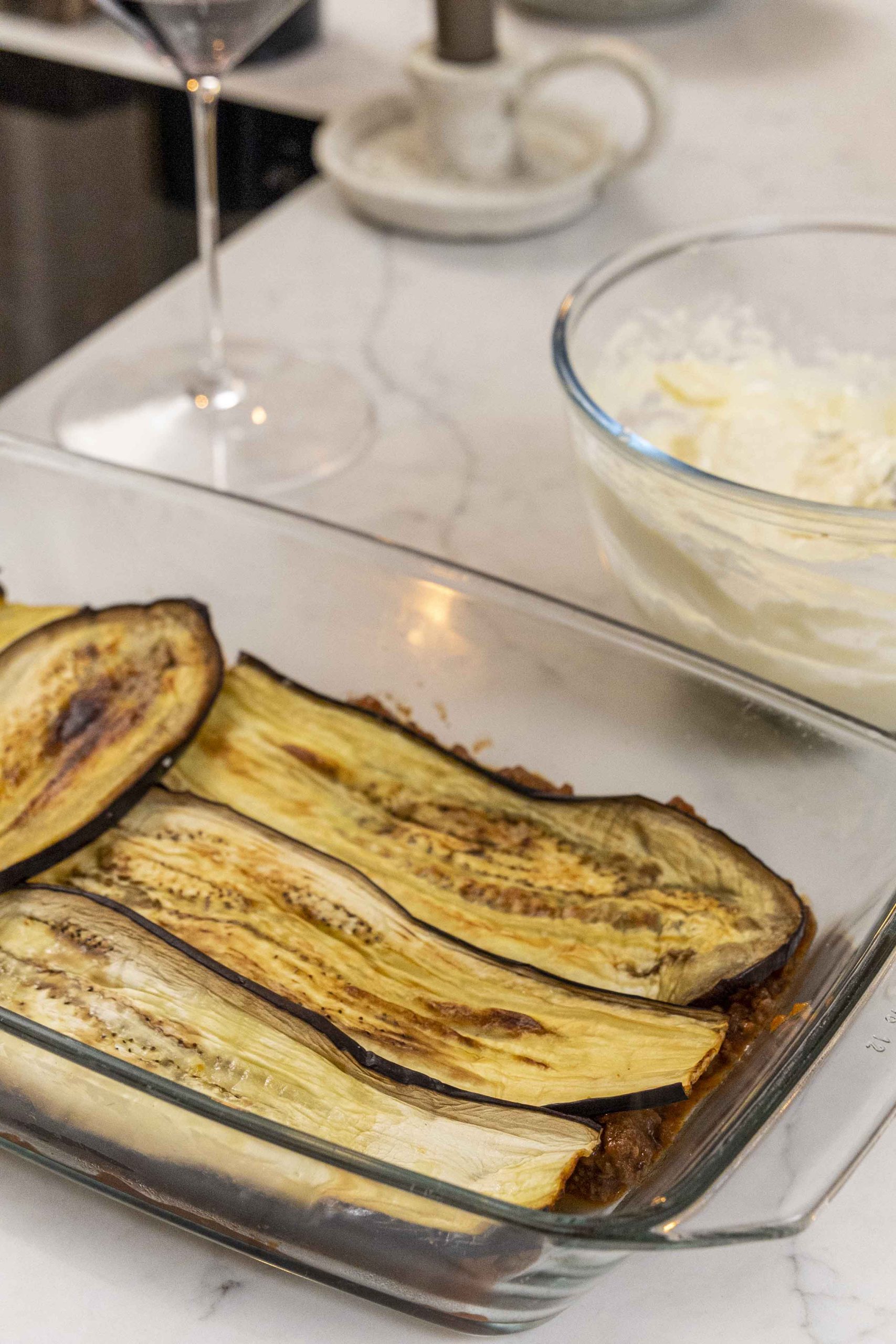 Ljúffengt eggaldin lasagna